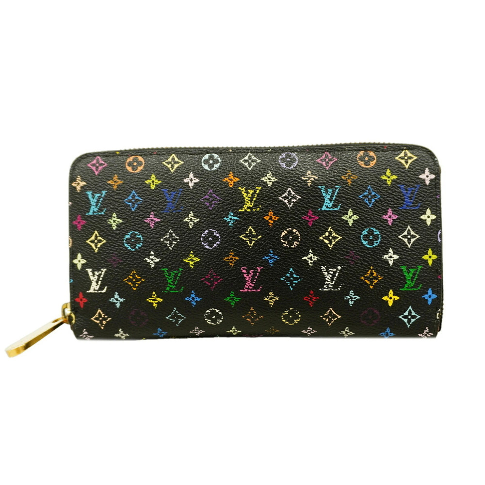 Louis Vuitton Monogram Multicolor Zippy Wallet M60243 Noir Grenade (Women's)